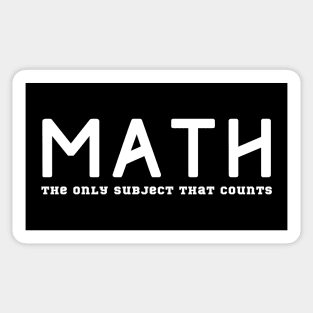 I Love Math Sticker